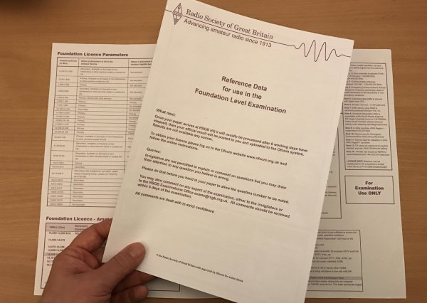 RSGB EX307 Foundation Exam Booklet